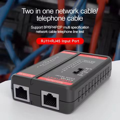 Cable Lan Tester High Precision Network Cable Tester Rj45 Rj11 Rj12 Cat5 Utp Lan Cable Tester Networ