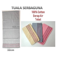 Tuala Serbaguna / Tuala Muka / Face towel 100% cotton Serap air Tebal