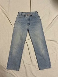1. Levi's 90 年代日本製 W519-02 直筒牛仔褲 w28