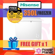 [FREE SHIPPING & FREE GIFT] Hisense 350L Chest Freezer 8 In 1 Function FC428D4BWY (White) Peti Beku