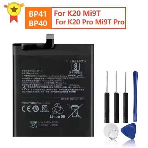 2024 Production Replacement Battery BP41 BP40 For Xiaomi Redmi K20 Pro Mi 9T Pro Mi9T Redmi K20Pro P