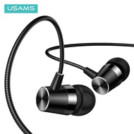 USAMS EP42 3.5mm In-Ear Earphone Hi-Res Fish Scale Cable Audio Support Audio / Phone Call