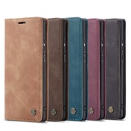 For Huawei P20 Pro Lite Nova 3e 4e 6se 7i Lite3 Case Stand Card Slots Luxury Leather Flip Auto Closing Wallet Cover