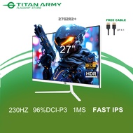 TITAN ARMY 27” FAST IPS QHD 2K 230Hz OC 1ms 96%DCI-P3 Gaming Monitor (27G2R2+)