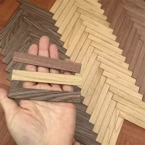 40PCS Miniature Dollhouse Wooden Flooring Mini Floor Boards Dollhouse Floor Tiles Fit 1:12 Dollhouse