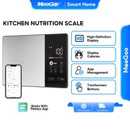 MeeGoo Digital Kitchen Scale Smart Calorie Counter Food Nutrition Weight TFT Screen Offline Function