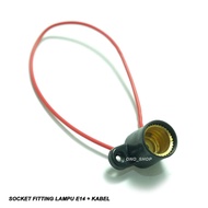 E14 Lamp Socket Fitting + Cable