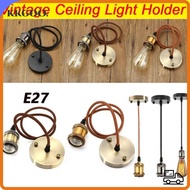 KKGOO Ceiling Light Bulb Holder Vintage Retro Incandescent Light Pendant Light