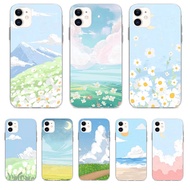 Samsung Galaxy A6 A6+ Plus A7 A8 A8+ Plus A9 2018 Silicone Phone Case Cover Healing Landscape