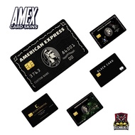 3M Black Amex Express Continenal ATM Debit Credit Beep Card Skin Vinyl Sticker Techbeast
