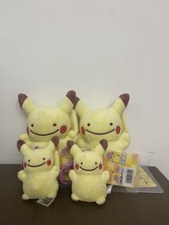 日版 Pokemon Ditto Pikachu 百變怪 比卡超 百變怪系列 吊飾 公仔