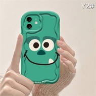 เคส Hp Oppo A78 A58 4G A17 A16 A17k A54s A5s A12 A9 A3S A54 A1K 3D A7 A77s A57 A15s A52 A92 A31 Reno 8T 5F ตาโตมอนสเตอร์ตัวน้อย TPU เคสครอบโทรศัพท์ ICasing