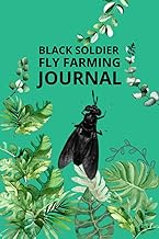 Black Soldier Fly Farming Journal: 3 months daily log of BSF farming observations, harvest and waste