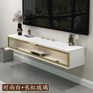 TV Console Cabinet Wood TV Console Cabinet With Storage Light Luxury Solid Wood Wall-Mounted Shelves Wall-Mounted Storage Push and Pull Smoothly  18 dian