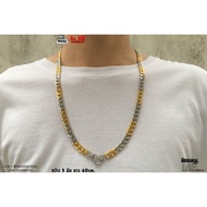 Oval3-3 Necklace 2 Kings (Genuine Stainless Steel Only)