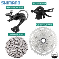 Shimano Deore SL-4100 Shifter Lever RD-M4120 MTB Bike Derailleurs Groupset KMC X10 Bike 10 Speed CS-