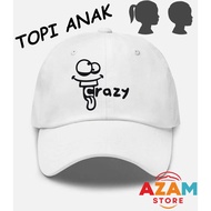Crazy 2 Baseball Cap for Boys and Girls