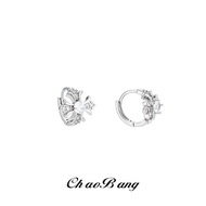 Earrings Cross Diamond Zircon Trendy Style Men Women Earrings Earrings