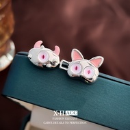 Kawaii 3-Eye Monster Waist Clip | Cute Removable Belt Buckle | No-Sew Adjustable Cinch | Fashion Gir