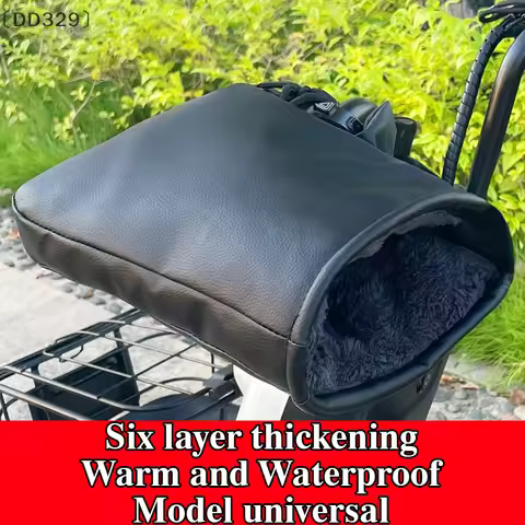 〔DD329〕Motorcycle Handlebar Muffs Winter Equipment Mitts Warmer Gloves Waterproof Handmuffs Bicycle