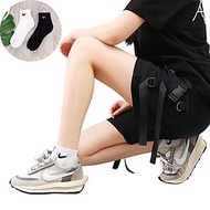 Combo 3 Đôi Tất Vớ Nik Trắng Đen Thể Thao Cổ Ngắn, Cổ Trung, Cổ Cao Nam Nữ Vải Dệt Kim HBH