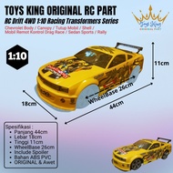 Toys King Body Canopy RC Part RC Drift 4WD 1:10 Racing Transformers Series Car Body 44cm Chassis Cov