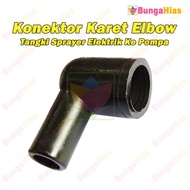 Konektor Karet Elbow Tangki Sprayer Elektrik Ke Dinamo Pompa - A1E7