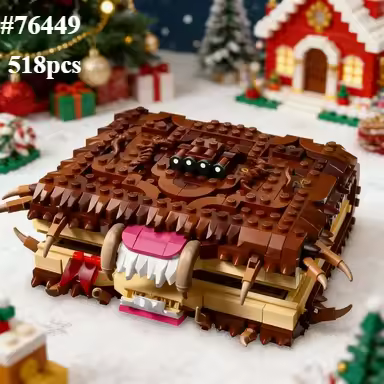 Chomping Monster Book of Monsters Building Blocks Sets 76449 Compatible With Legoed Particles Suitab