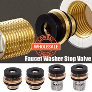 [Wholesale] Brass Faucet Water Stop Valve - Pipe Automatic Water Stop Seal Ring - Backflow Check Val