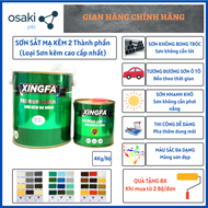 SƠN SẮT MẠ KẼM 2K - 2 THÀNH PHẦN (4 Kg/Bộ) - XINGFA