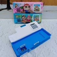 Pencil case with calculator/ pencil case CALCULATOR/ MAGNETIC pencil case CALCULATOR