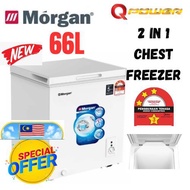 (Fast Ship} Morgan 66L Mini Chest Freezer MCF-WINTRY 68S (WHITE 66L) MCF-09658LS GREY 80L