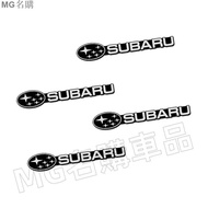 Famous Shopping Car Products SUBARU 4-Piece Aluminum Music Player Sticker Logo Suitable For XV STI O