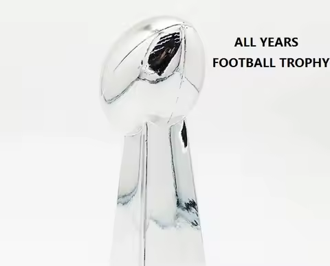 custom ALL YEARS football CHAMPIONS VINCE trophy 35CM