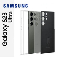 全新 未開封 原裝 黑色/透明 Samsung 三星 Galaxy S23 5G EF-MS911 / S23 Ultra EF-MS918 Frame Case Cover 邊框背蓋兩用保護殼 卡片