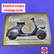 Enamel "Vespa 75 Years" by SIP Germany