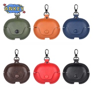 For Huawei FreeClip Cover Leather Case Earbuds Brown Bluetooth Earphone Cover Storage Bag Accessorie