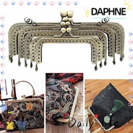 DAPHNE Purse Clasp Frame, Bag Hardware Metal Purse Frame Kiss Clasp, Mini Vintage Purse Frame Bag Ma