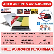NEW !!! Laptop Gaming Acer A515-45-R958 Ryzen 7 Ram 16gb Ssd 512gb