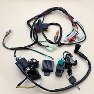 Motorcycle Electrics Wiring Harness Ignition CDI Spark Plug Kit For 50 70 90cc 110cc 125cc Scooter D