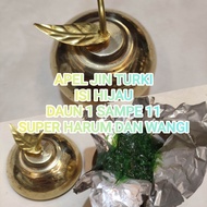 BAKHUR BUKHUR APEL JIN TURKI ISI HIJAU LENGKET DAUN 1 SAMPE 11 . SUPER HARUM & WANGI AROMA TERAPPY