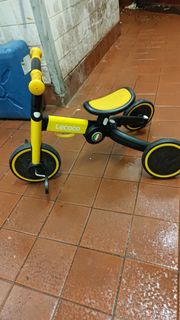 二手Lecoco 三合一兒童平衡車(新舊如圖）!