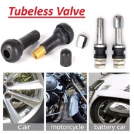 Car Motorcycle Tyre Tubeless Valve Aluminum Kepala Angin Kereta Valve Tayar Kereta Motor Tubeless