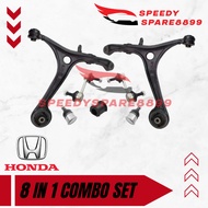 [8 IN 1 COMBO SET] Honda OEM Front Lower Arm / Ball Joint / Stabilizer Link / Bush for Honda Elysion