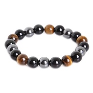 Energy bracelet Energy bracelet Indonesian Stone Magnetic Black Agate Energy Yoga Bead bracelet Yell