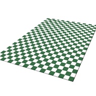 [Ganlitong] 80X160ซม. พรมข้างเตียงโต๊ะกาแฟโซฟาลายสก๊อต Mat Checkerboard พรมคริสตัลกำมะหยี่ Chic ตกแต