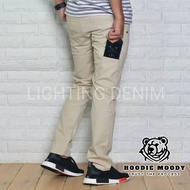 MEN'S LONG POCKET CHINO PANTS SIDE POCKET CHINO PANTS