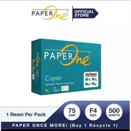 Hvs Paper One size F4 75 Gram / F4 80 Gram - Rim contents 500 Sheets.