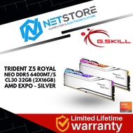 G.SKILL TRIDENT Z5 ROYAL NEO DDR5 6400MT/S CL30 32GB (2X16GB) AMD EXPO - F5-6400J3039G16GX2-TR5NS