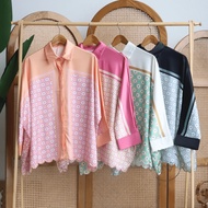 Amy Sulam Satin Batwing Top